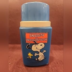Vintage 1965 Peanuts Snoopy and Woodstock Thermos